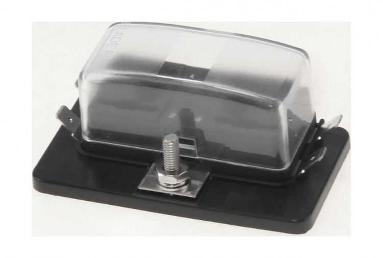 Блок на 4 предохранителя ATP/ATC/ATO с крышкой, арт. AES16150104,          AES.Co  Блок на 4 предохранителя ATP/ATC/ATO с крышкой, арт. AES16150104,          AES.Co