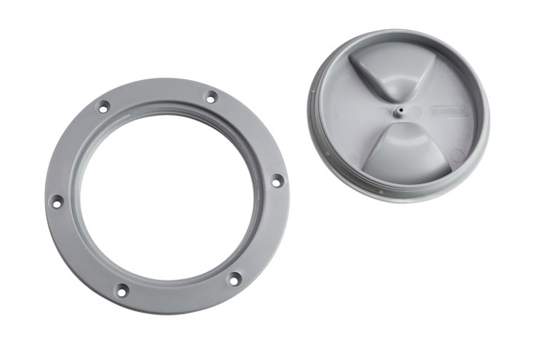 Лючок палубный 102 мм, серый, арт. 20-204-30,          Osculati 