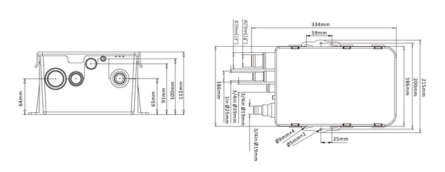 Насос осушительный с емкостью для серых вод 07 Series, 600GPH, арт. SFBP1-G600-07,          SeaFlo  Насос осушительный с емкостью для серых вод 07 Series, 600GPH, арт. SFBP1-G600-07,          SeaFlo
