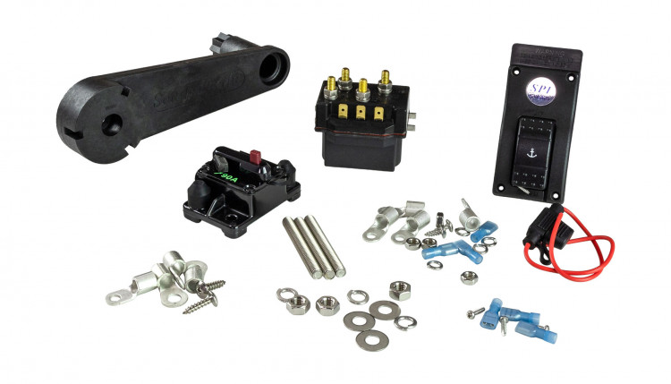 Лебедка якорная South Pacific WA1100 вертикальная, 1100Вт, 12В, арт. WA1100,          South Pacific 