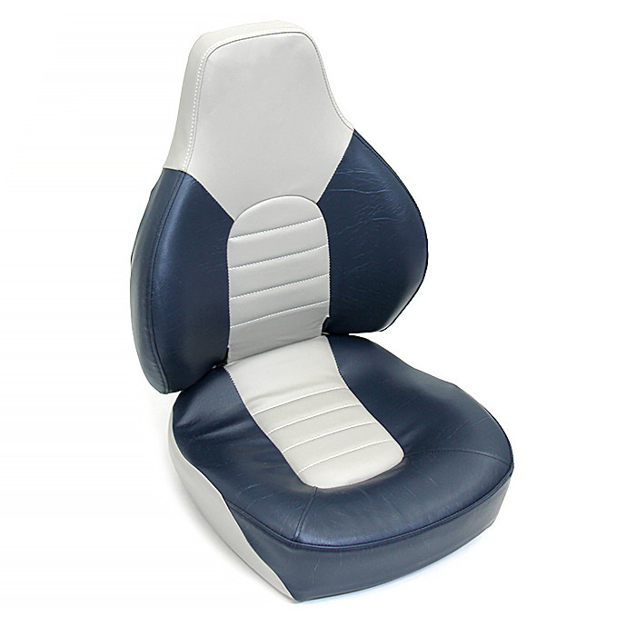 Сиденье мягкое складное Fish Pro, сине-серое, арт. 1041631,          Springfield 