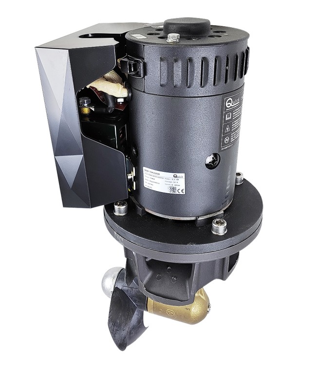 Подруливающее устройство, 3 кВт, 55 кгс, 12 В, 185 мм, арт. 10247318,          Quick 