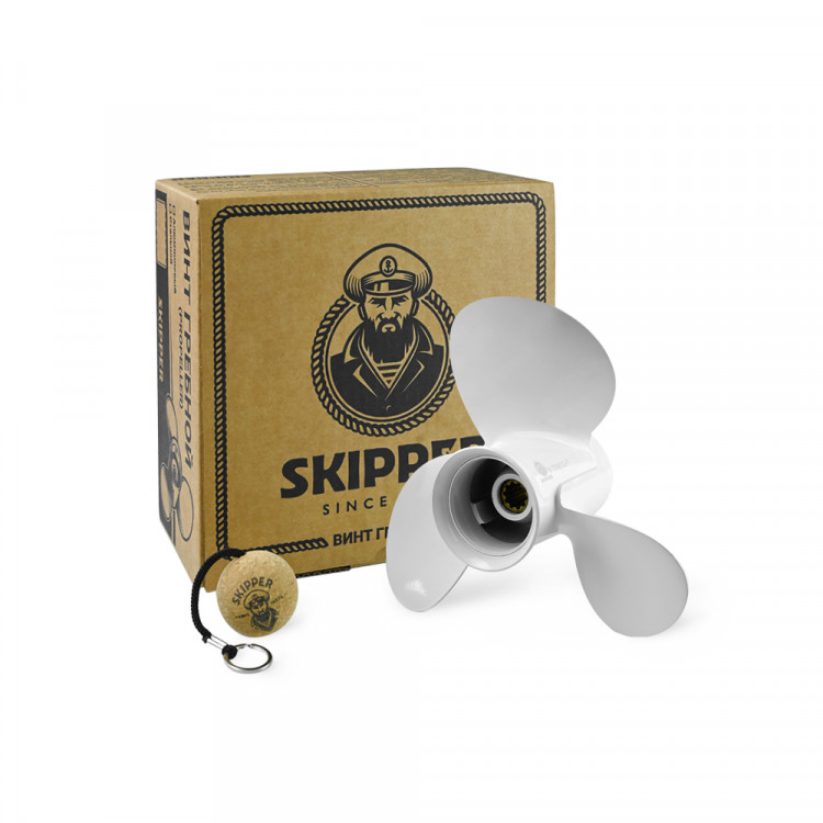 Винт гребной   для Yamaha 25-30HP, диаметр 9 7/8" алюминиевый, лопастей - 3, шаг 10 1/2", арт. SK664-45945-00-EL-ts,          Skipper 
