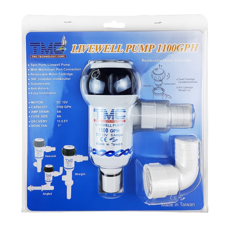 Помпа для аэрации садка, прямой патрубок, арт. 10269146,          TMC 