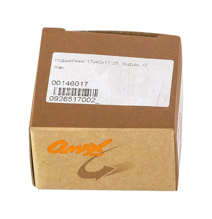 Подшипник 17х40х17.25, Suzuki, Omax, арт. 0926517002_OM,          Omax 