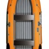 Надувная лодка ПВХ, RiverBoats RB 350 НДНД, серо-оранжевый, арт. RB350NDGO,          RiverBoats 