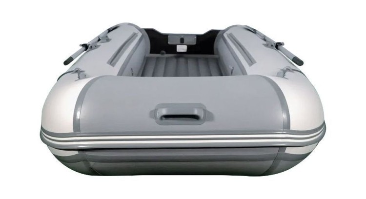 Надувная лодка ПВХ, RiverBoats RB 350 НДНД, серо-оранжевый, арт. RB350NDGO,          RiverBoats 