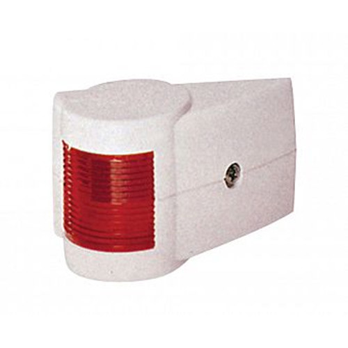 Огонь бортовой красный 55х86х46 мм белый корпус, арт. 2LT 995 005-021,          Hella marine 