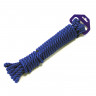 Трос швартовый трех прядный 12мм*9м темно-синий, арт. 115010Р,          ПЕТРОКАНАТ 