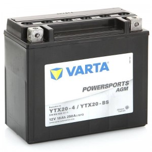 Мотоаккумулятор Varta 18 Ач AGM 518 902 026 (YTX20-BS)