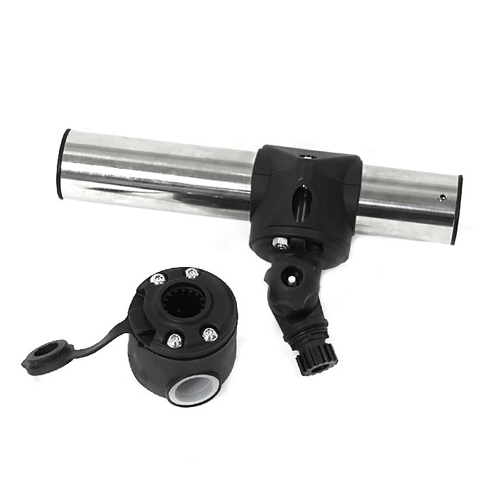 Держатель спиннинга сквозной на леер быстросъемный, нержавеющая сталь, арт. 030618T,          Техномарин 