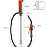Электрический насос для перекачки топлива с заправочным пистолетом 9 л/мин, арт. 10261289,          Dukshin 