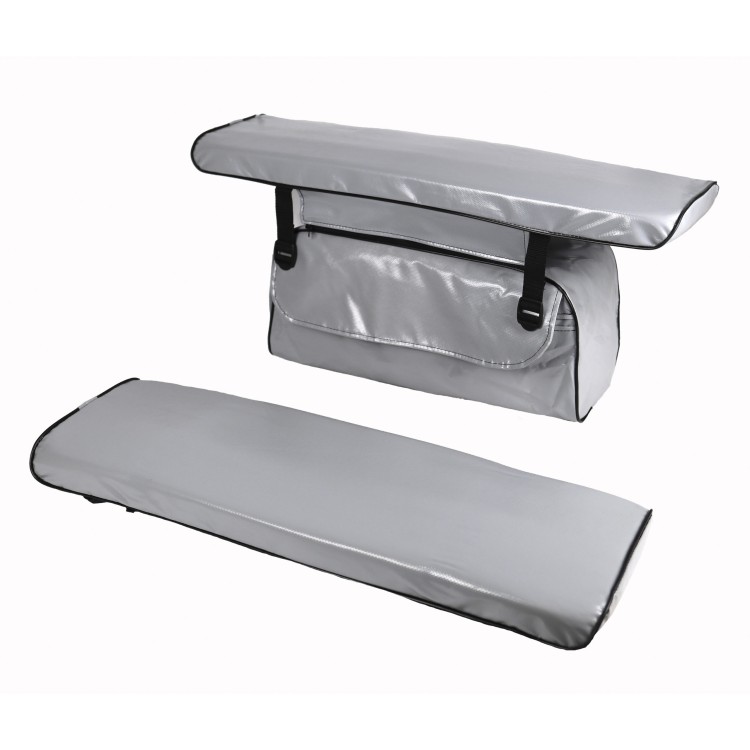 Комплект накладок лодочных 95x24x4 ПВХ (Серый), арт. KNP-95/24,          GAOKSA 