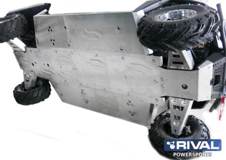 Комплект AL защиты днища Polaris Ranger Crew 800 (2013-2014), арт. 444.7416.1-riv,          Rival 