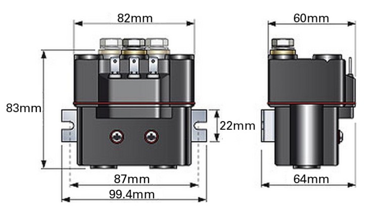Соленоид 150A 24В FTT631524000B00, арт. 10246659,          Quick 