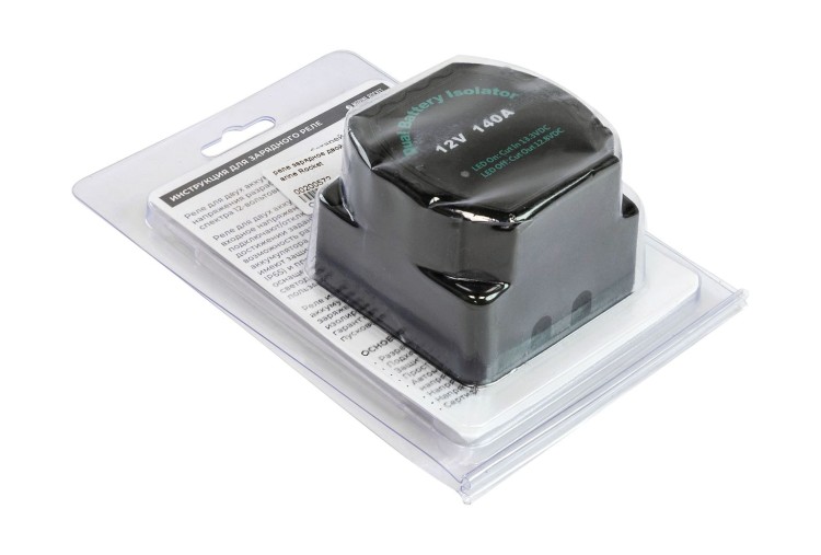 Реле зарядное двойное 12V 140, Marine Rocket, арт. OT029E_MR,          Marine Rocket 