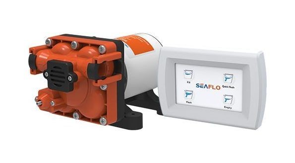 Унитаз электрический Delux 12 В, SeaFlo, арт. SFMTE106,          SeaFlo 