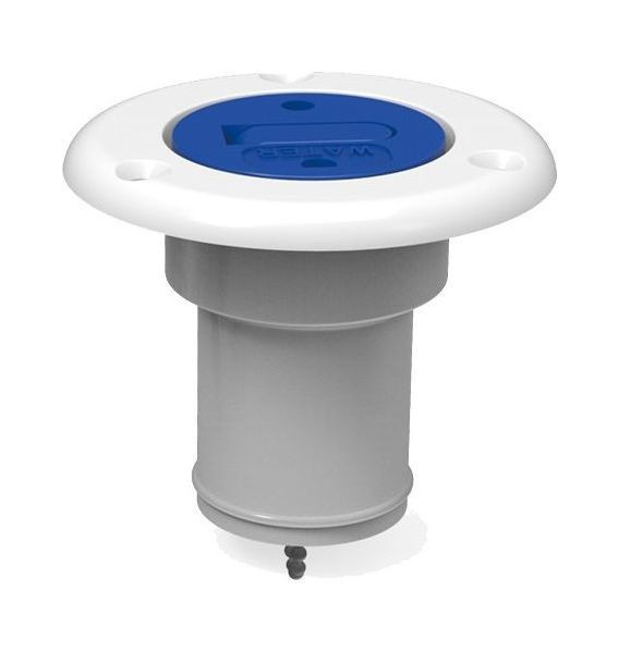 Горловина заливная для воды, пластиковая, черная, под шланг 38 мм, арт. SFCW201,          SeaFlo 