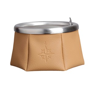 Пепельница нескользящая, Sport Red, 115 см, нержавеющая сталь и кожа