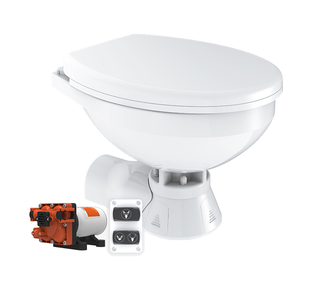 Унитаз электрический 12 В, SeaFlo, арт. SFMTE104R,          SeaFlo 