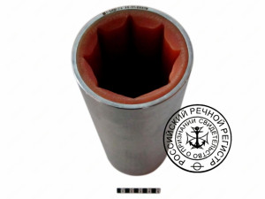 Втулка Гудрича (подшипник полимерно-металлический судовой), K72/темно-оранжевый, 39-01-045M-poly 