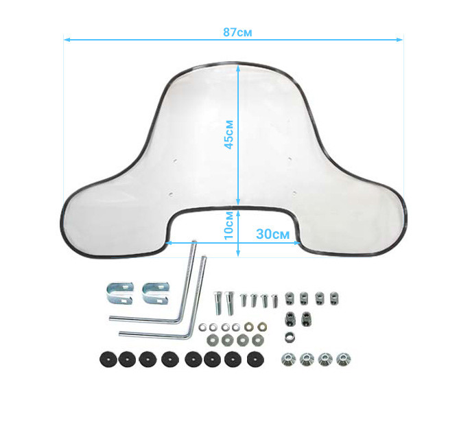 Универсальное стекло для квадроцикла AT-06469, арт. AT-06469,          Bronco ATV​ 