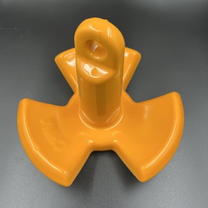 Якорь речной 3-х лепестковый (Оранжевый) с ПВХ покрытием 5.4кг (Allshine)