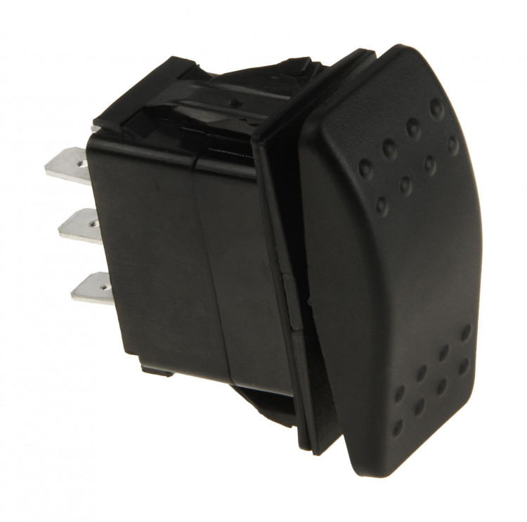 Переключатель трехпозиционный ON-OFF-ON 12В/20А 6Р, арт. AES111882PB,          AES.Co 