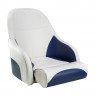 Кресло с болстером Ocean Flip Up, обивка белый/синий винил, арт. 13127-MR, MARINE ROCKET Кресло с болстером Ocean Flip Up, обивка белый/синий винил, арт. 13127-MR, MARINE ROCKET