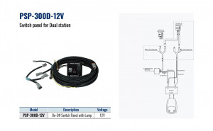 Панель управления гидроусилителя для второго поста, Sea First