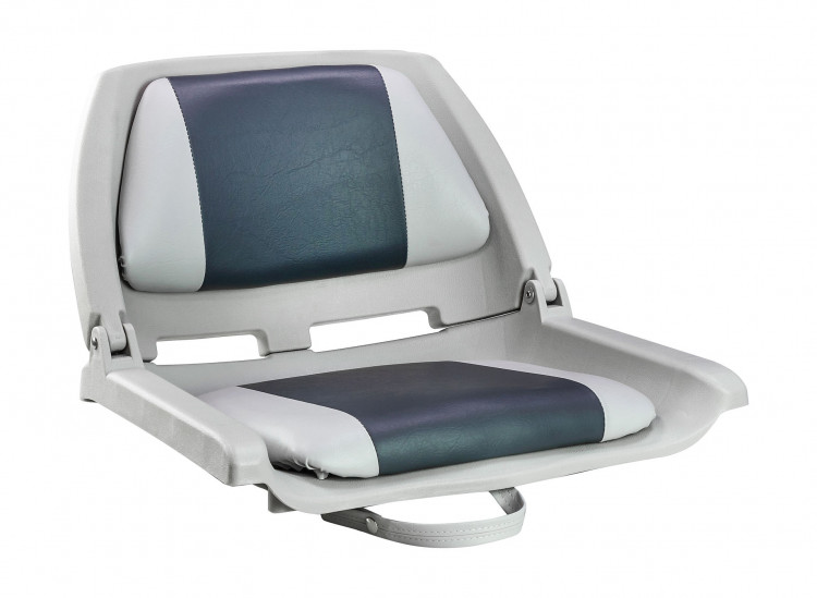 Кресло мягкое складное, обивка винил, цвет серый/угольный, арт. 75109GC-MR,          MARINE ROCKET 