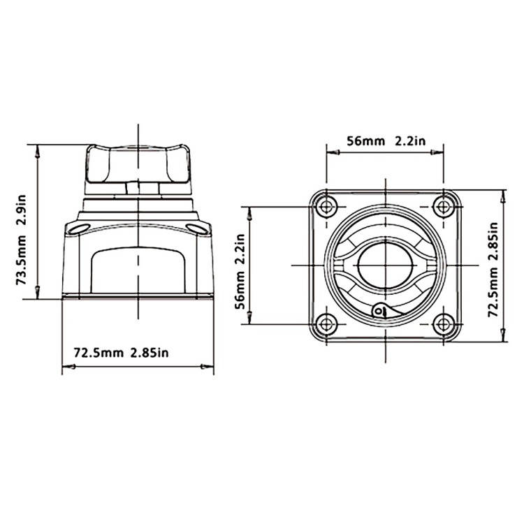 Выключатель массы, арт. 10252607,          SeaFlo 