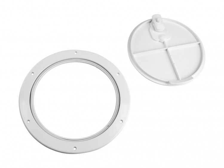 Лючок палубный 240 мм, белый, арт. 20-844-00,          Osculati  Лючок палубный 240 мм, белый, арт. 20-844-00,          Osculati