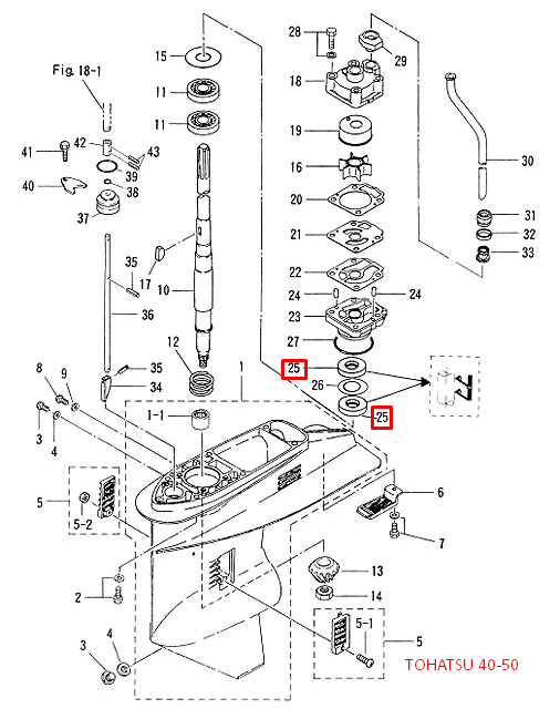 Сальник Tohatsu (3C8-60223-0) (17x33x6) (Osaka), арт. 3C8-60223-0-TW,          OSAKA 
