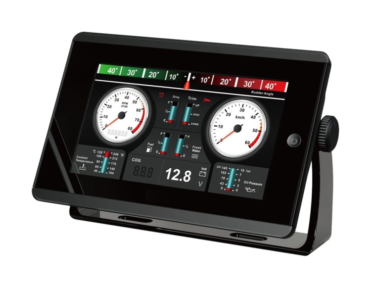 Морской многофункциональный дисплей MFD-70, 7 дюймов, сенсорный, TFT, Marine Rocket, арт. MFKMB70MRP,          Marine Rocket Prime 