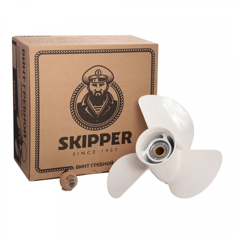 Винт гребной   для Yamaha 60-140HP, диаметр 13 1/2" алюминиевый, лопастей - 3, шаг 15", арт. SK6E5-45947-00-EL-ts,          Skipper 