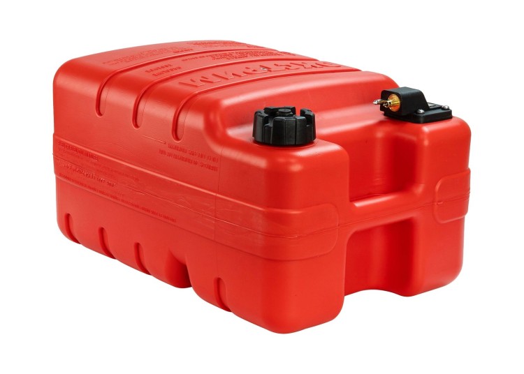 Бак топливный "Экстрим" с коннектором Yamaha, 24 л уцененный, арт. bak_ekstrim_24_utsenka,          Технохим 