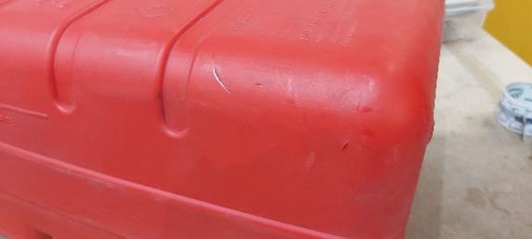 Бак топливный "Экстрим" с коннектором Yamaha, 24 л уцененный, арт. bak_ekstrim_24_utsenka,          Технохим 