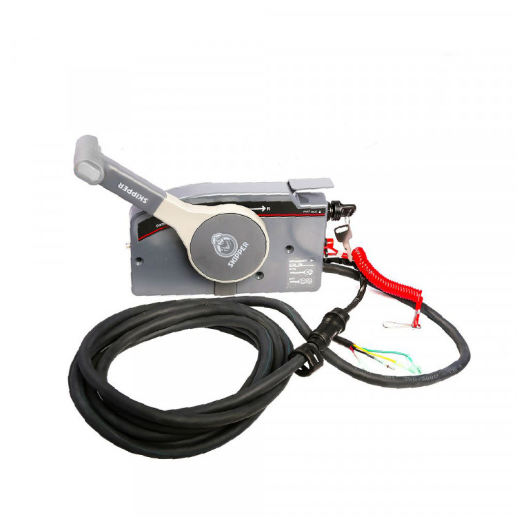 Пульт ДУ  для Yamaha 703, без кнопки гидроподъема, фишка на 7 пинов, тянет газ, арт. SK703-48230-12-00-ts,          Skipper  Пульт ДУ  для Yamaha 703, без кнопки гидроподъема, фишка на 7 пинов, тянет газ, арт. SK703-48230-12-00-ts,          Skipper