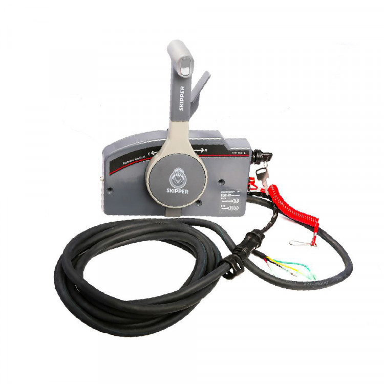 Пульт ДУ  для Yamaha 703, без кнопки гидроподъема, фишка на 7 пинов, тянет газ, арт. SK703-48230-12-00-ts,          Skipper  Пульт ДУ  для Yamaha 703, без кнопки гидроподъема, фишка на 7 пинов, тянет газ, арт. SK703-48230-12-00-ts,          Skipper