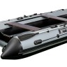 Надувная лодка ПВХ, RiverBoats RB 390 НДНД, черно-серый, арт. RB390NDBG,          RiverBoats 