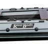 Надувная лодка ПВХ, RiverBoats RB 390 НДНД, черно-серый, арт. RB390NDBG,          RiverBoats 
