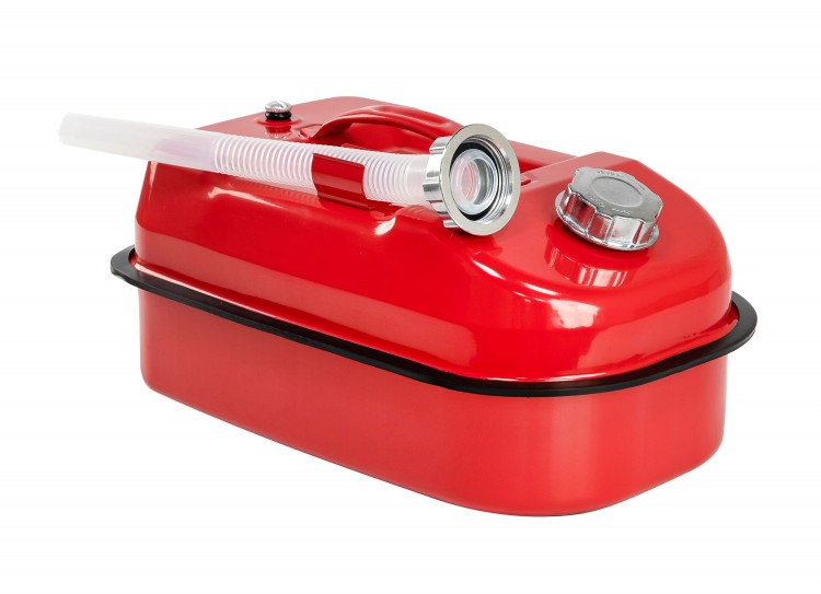 Канистра горизонтальная для ГСМ оцинкованная, 10 л., перепускной клапан, лейка, арт. KAN-500 (10L),          Autoprofi  Канистра горизонтальная для ГСМ оцинкованная, 10 л., перепускной клапан, лейка, арт. KAN-500 (10L),          Autoprofi