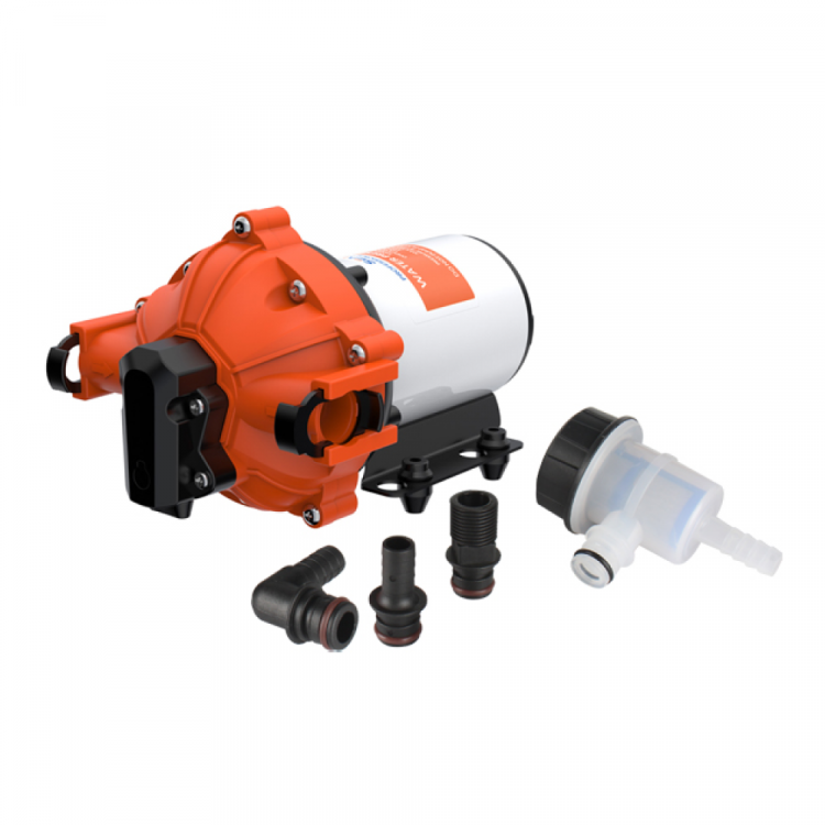 Помпа водоподающая SeaFlo мембранная, 12V 15 л/мин, 4.2 BAR, арт. SFDP1-040-060-52-ts,          SeaFlo 