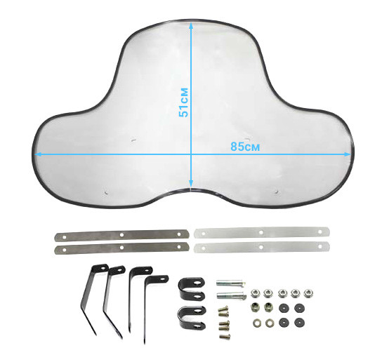 Универсальное стекло для квадроцикла AT-06469-1, арт. AT-06469-1,          Bronco ATV​ 