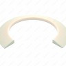 Защитное кольцо, устанавливаемое на цилиндре для манжеты 1-340х320 (аналог ГОСТ 14896-84, черт.2, 6),белый капролон, арт. 70-04-340320-poly,          Полиуретан 