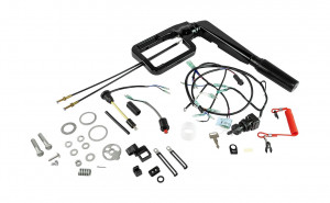 Румпель Suzuki DT40, черный, комплект