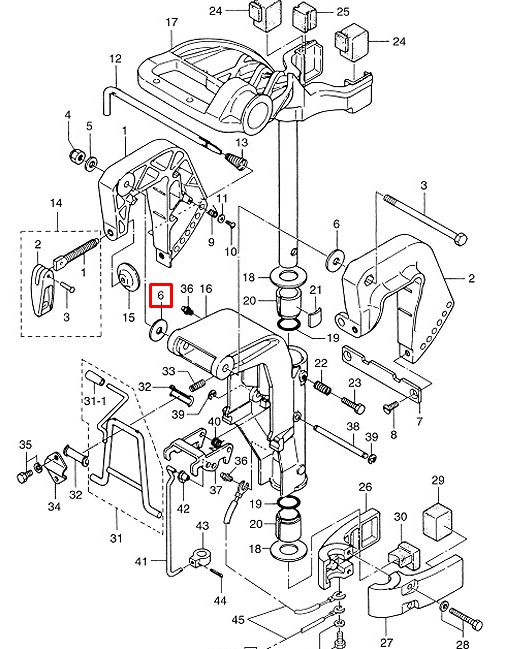 Шайба фрикционная оси диферента Tohatsu 8-9.8 (SWT9.8-09006; 9.8F-03.05.10; 98A-501006) (YUELANG), арт. 307-62116-1-K,          TAIZHOU YUELANG POWER TECHNOLOGY 