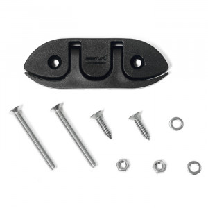 Утка швартовая складная SUNFINE 120 мм, черны нейлон