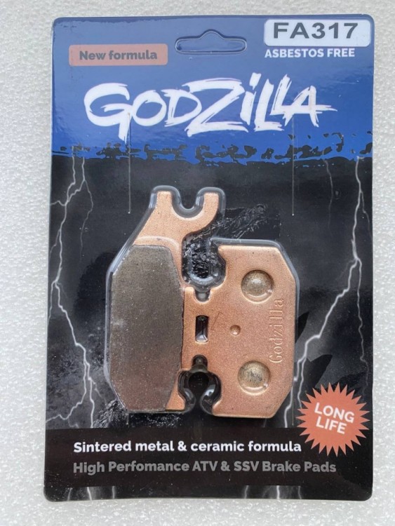 FA317 Тормозные колодки Godzilla Long LIFE, арт. 317new,          Godzilla 